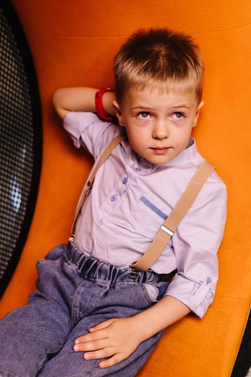 Выкройка детской рубашки. Классная коллекция «Сентябрь»_normal