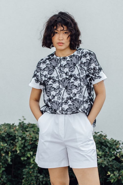 Выкройка футболки с кружевом. Летняя коллекция «Сейчастье»_normal