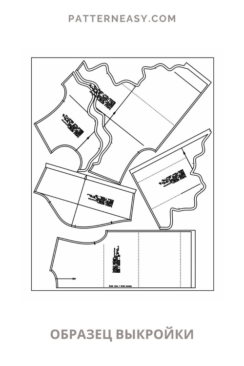 Выкройка футболки. Дерзкая коллекция «Вики»_normal