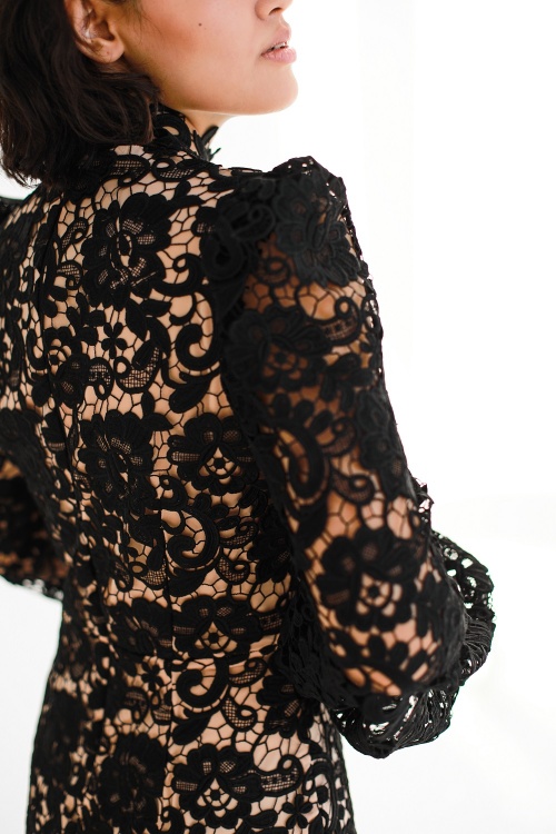 Выкройка кружевного платья. Праздничная коллекция «Сирин»_normal