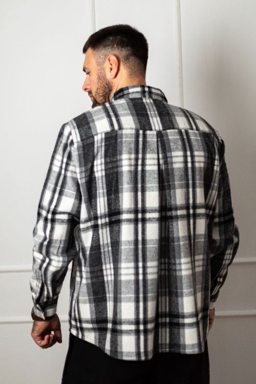 Выкройка мужской рубашки. Коллекция с котиками «Миу»_normal