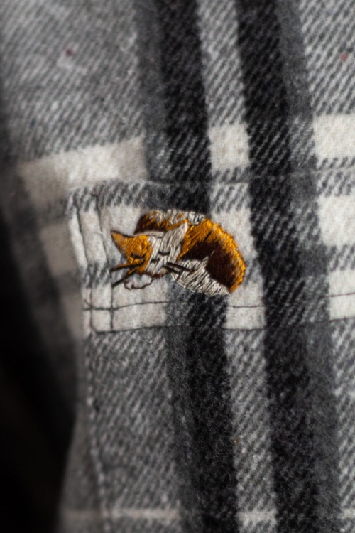 Выкройка мужской рубашки. Коллекция с котиками «Миу»_normal