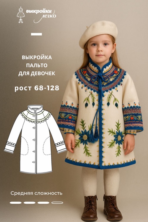 Выкройка пальто для девочек_normal