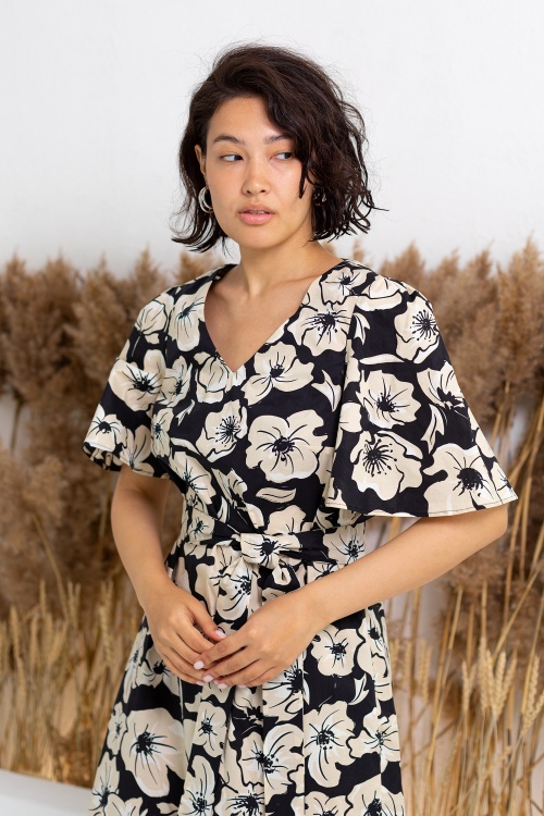 Выкройка платья. Коллекция с принтами «Дина»_normal