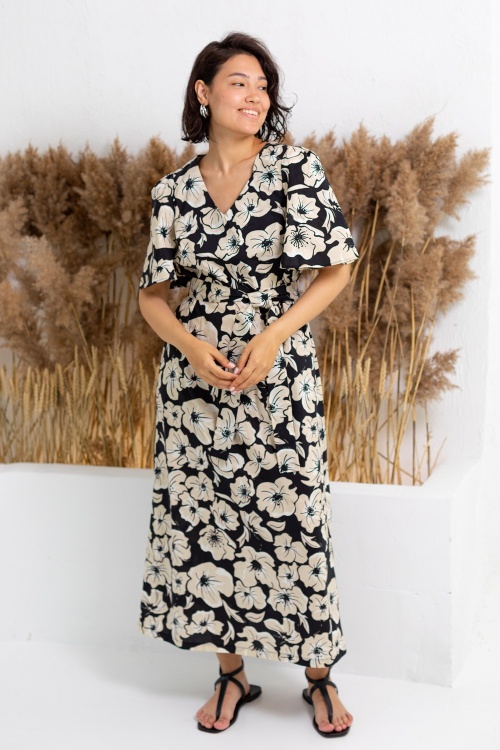 Выкройка платья. Коллекция с принтами «Дина»_normal