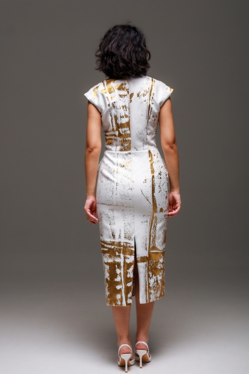 Выкройка платья-футляр. Праздничная коллекция «Джоконда»_normal