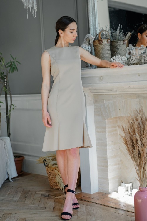 Выкройка платья с юбкой годе «Катерина»_normal