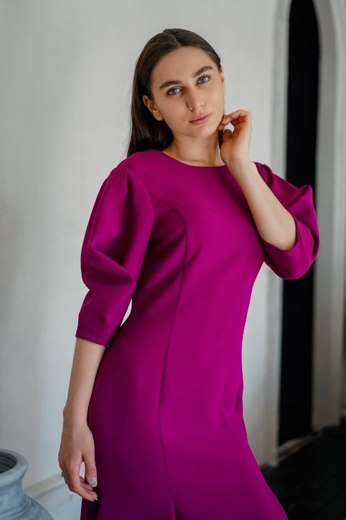 Выкройка платья с рукавом-оригами «Мэй»_normal