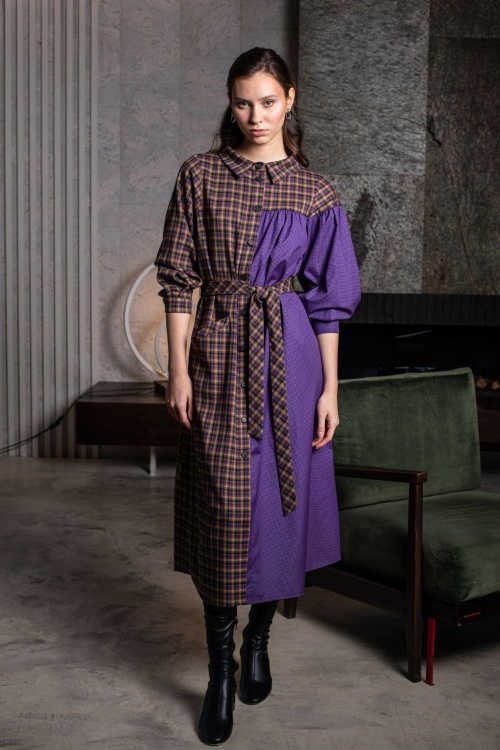 Выкройка платья-рубашки «Арина»_normal