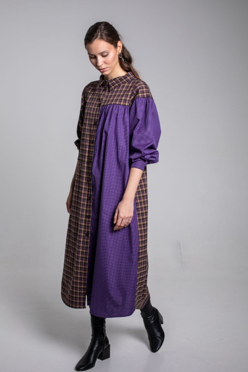 Выкройка платья-рубашки «Арина»_normal