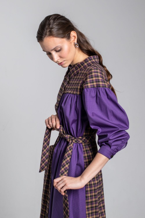 Выкройка платья-рубашки «Арина»_normal