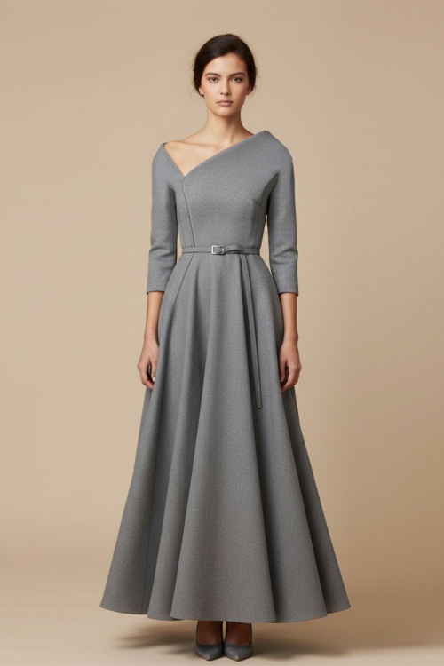 Выкройка платья с асимметричным декольте_normal