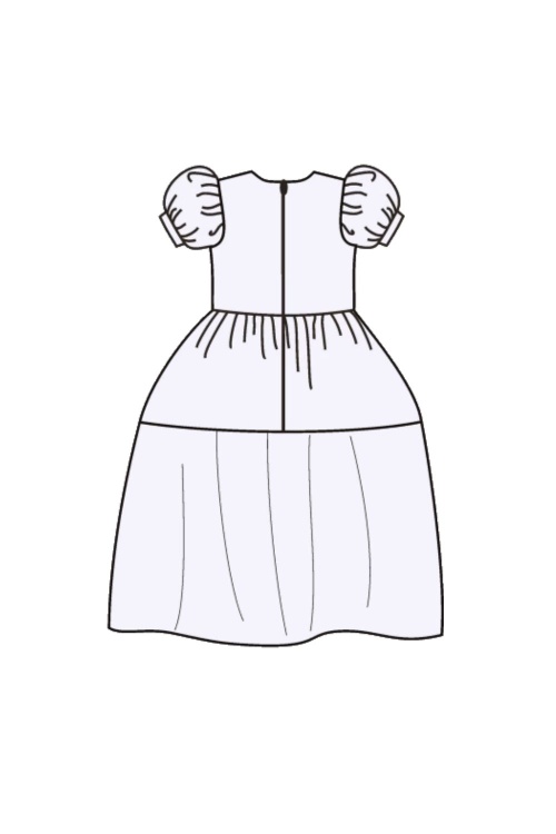 Выкройка детского платья с совами_normal