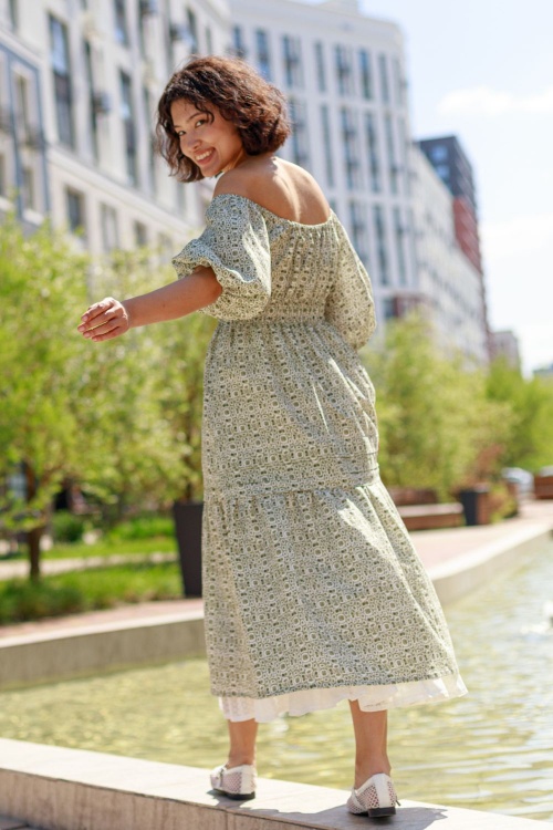 Выкройка платья с завышенной талией. Беззаботная коллекция «Лиза»_normal