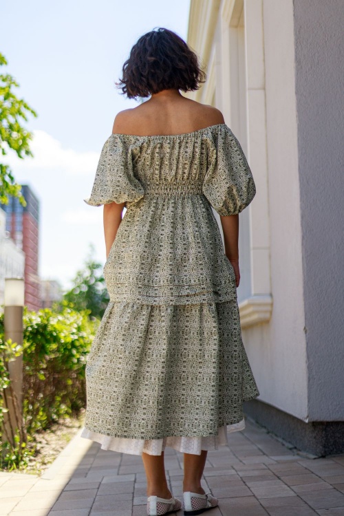 Выкройка платья с завышенной талией. Беззаботная коллекция «Лиза»_normal