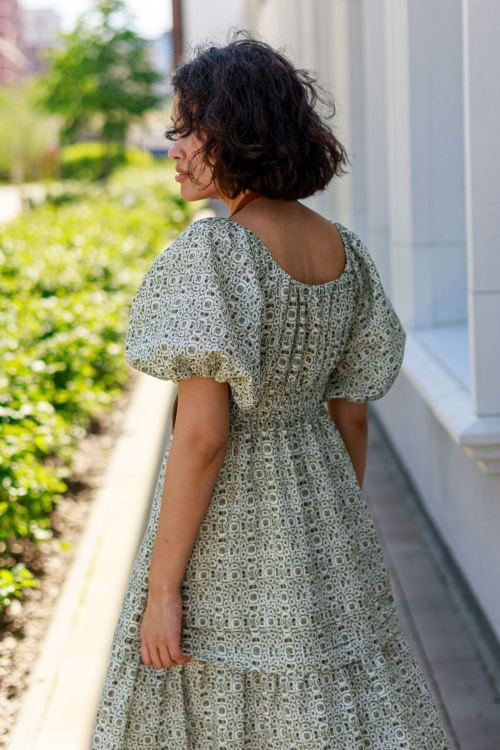 Выкройка платья с завышенной талией. Беззаботная коллекция «Лиза»_normal