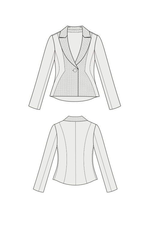 Выкройка прилегающего жакета_normal