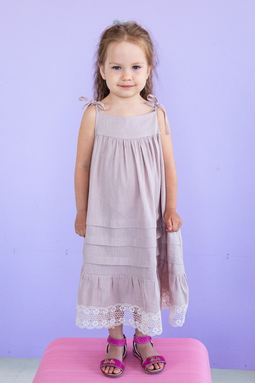 Выкройка сарафана для девочек. Курортная коллекция «Облака»_normal