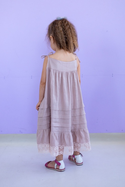 Выкройка сарафана для девочек. Курортная коллекция «Облака»_normal