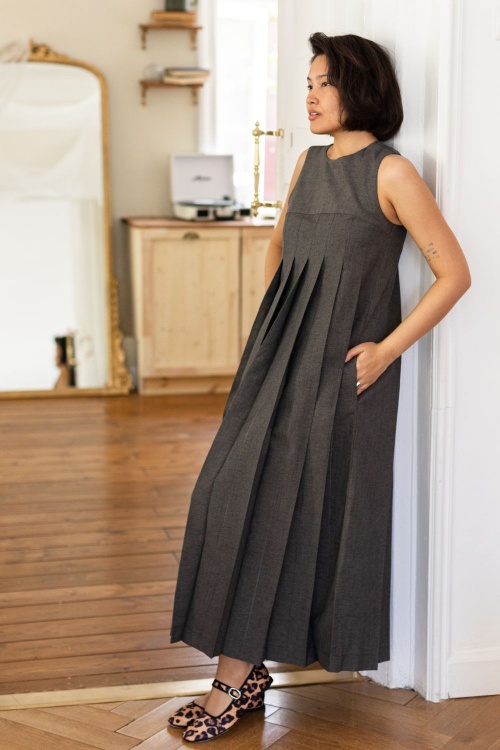 Выкройка сарафана со складками. Оригами коллекция «Акира»_normal