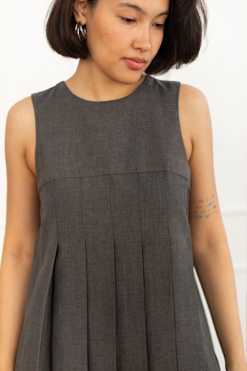 Выкройка сарафана со складками. Оригами коллекция «Акира»_normal