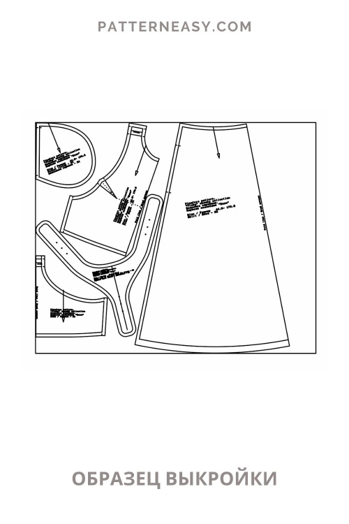 Выкройка сарафана. Дерзкая коллекция «Вики»_normal
