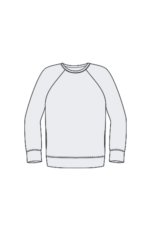 Выкройка мужского свитшота и худи_normal