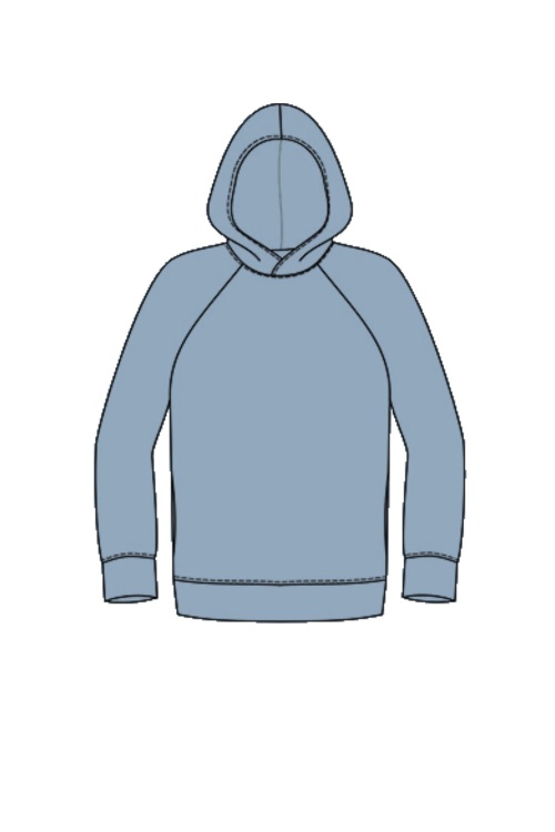 Выкройка мужского свитшота и худи_normal