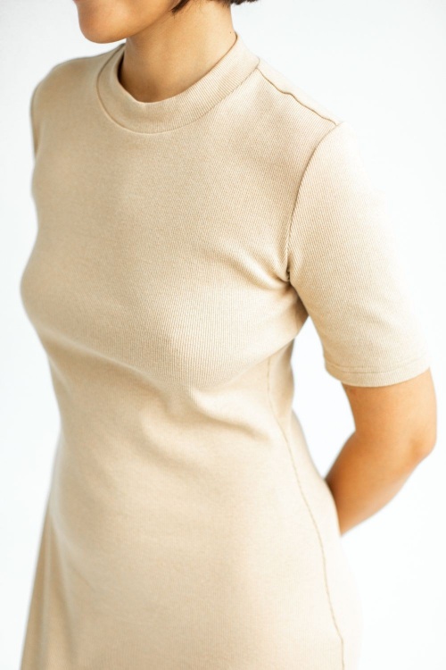 Выкройка трикотажного платья. Коллекция «Нежданная осень»_normal