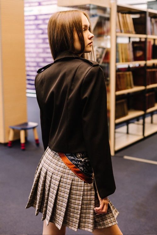 Выкройка юбки в складку. Классная коллекция «Сентябрь»_normal