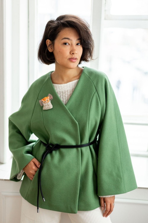 Выкройка жакета. Коллекция с котиками «Миу»_normal