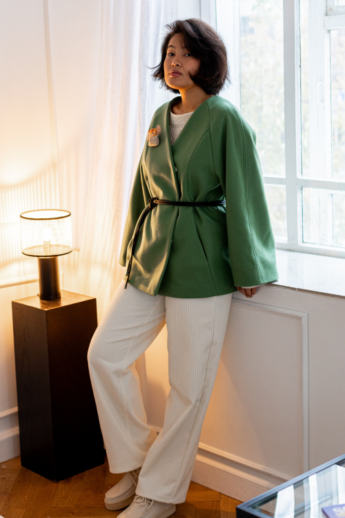 Выкройка жакета. Коллекция с котиками «Миу»_normal