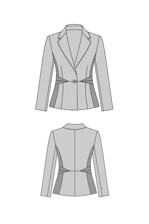 Выкройка жакета со вставками_normal