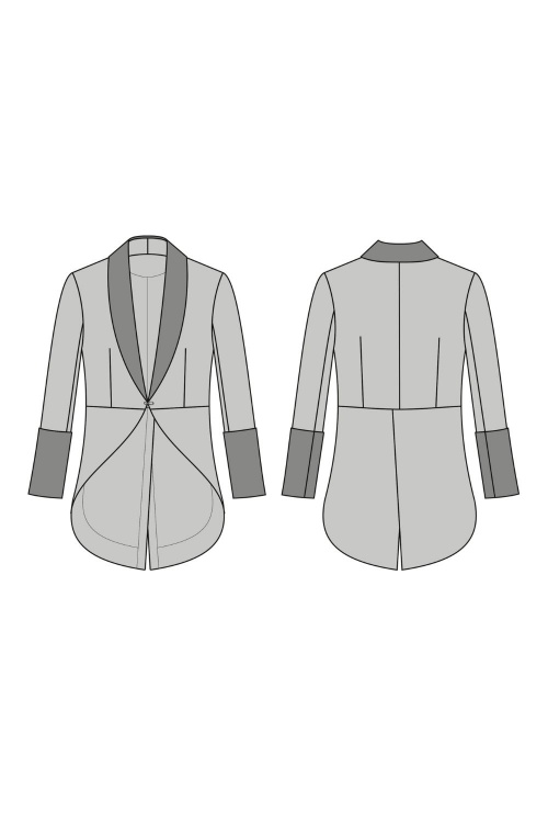 Выкройка женского фрака_normal