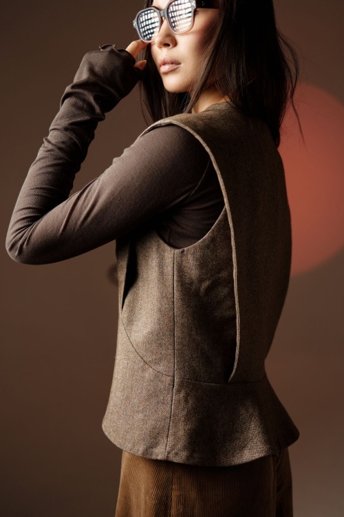 Выкройка жилета. Коллекция в азиатском стиле «Икигай»_normal