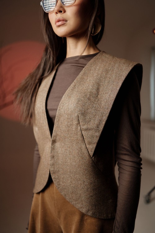 Выкройка жилета. Коллекция в азиатском стиле «Икигай»_normal