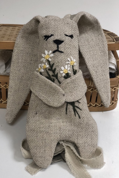 Выкройка зайчика с мешочком для сухих трав_normal