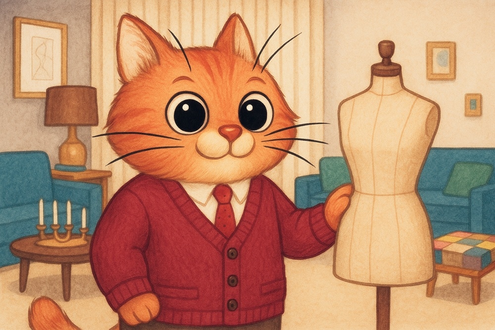 Швейное путешествие во времени с Котом Шьюном: День 19 — Мини и цветовая революция фото